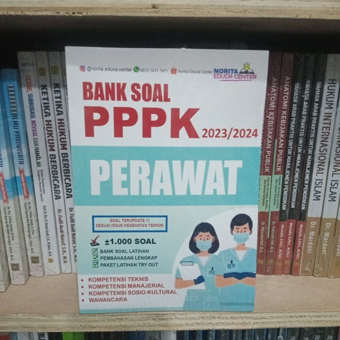 ✨BISA COD✨ - BUKU BANK SOAL PPPK PERAWAT 2023/2024