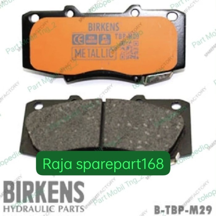 kampas rem depan toyota fortuner VNT hilux double cabin 2011 2015