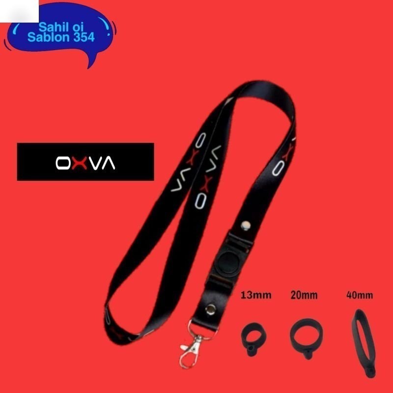 

TALI LANYARD OXVA GANTUNGAN KUNCI/GANTUNGAN ID CARD/Gantungan HP /Gantungan Pod/Vape Best seller