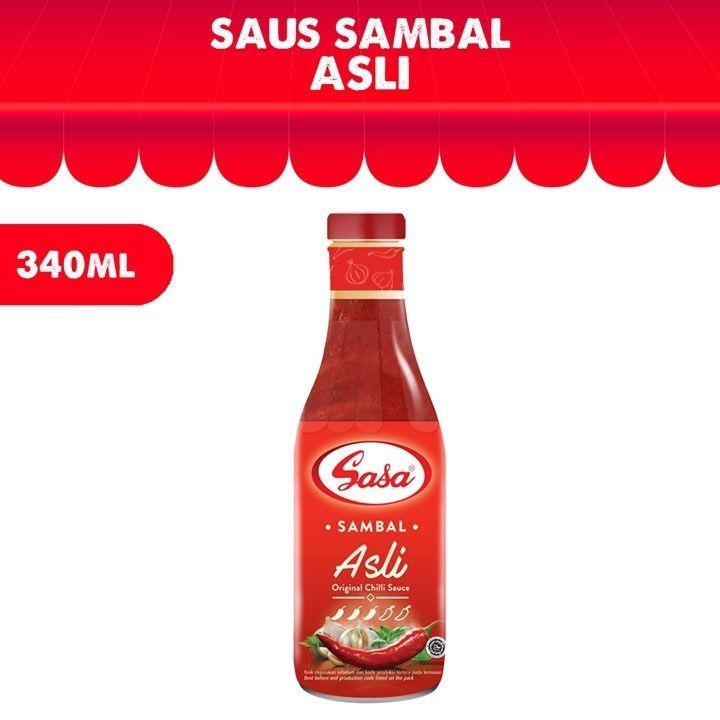 

JOSCELLY.ID SASA Saus Sambal Asli 340 ml