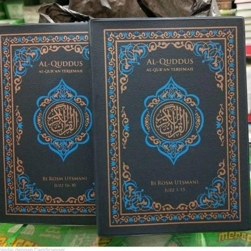 

[PROMO MURAH] alquran alquddus terjemah sedang rosm usmani 2 jilid pojok hafalan