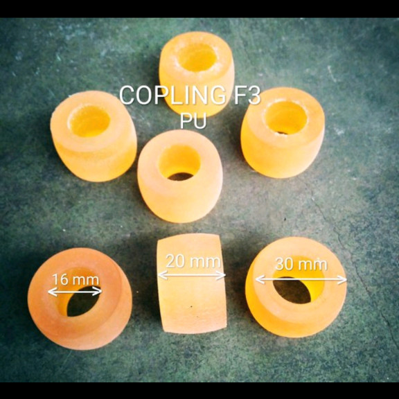 Rubberr coupling fcl F3polyurethane/karet coupling pompa transfer F3