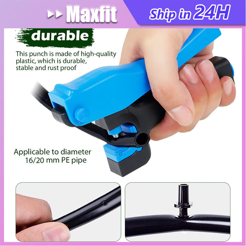 Hole Puncher Pe Tube Handle Hole Punch / Penebuk Pembolong Selang Ukuran 4 Mm Untuk Selang 4/7 Mm