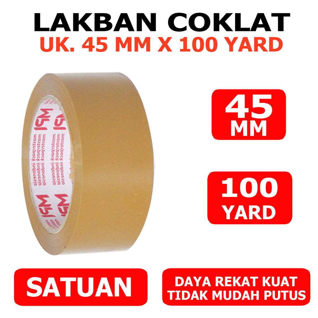 

Lakban Coklat MPI 45 mm x 100 yard - Lakban Packing