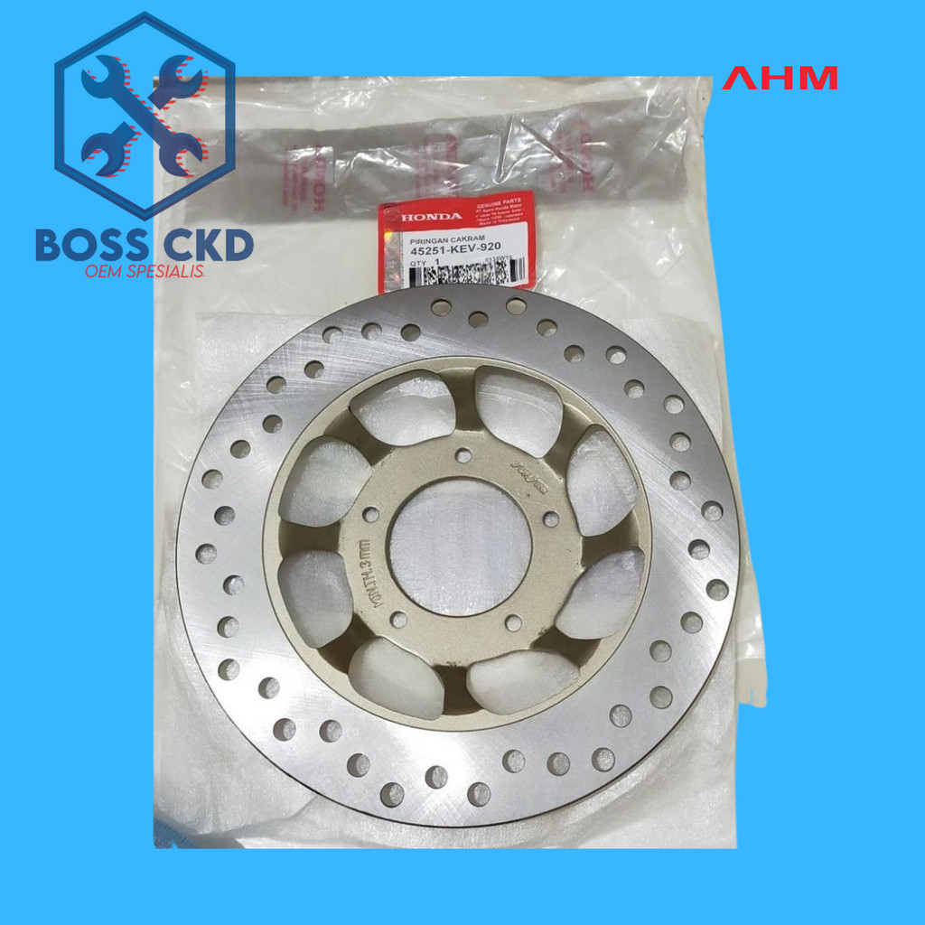 Piringan Rem Cakram Disk Depan Motor  KEV Supra Fit Supra 110