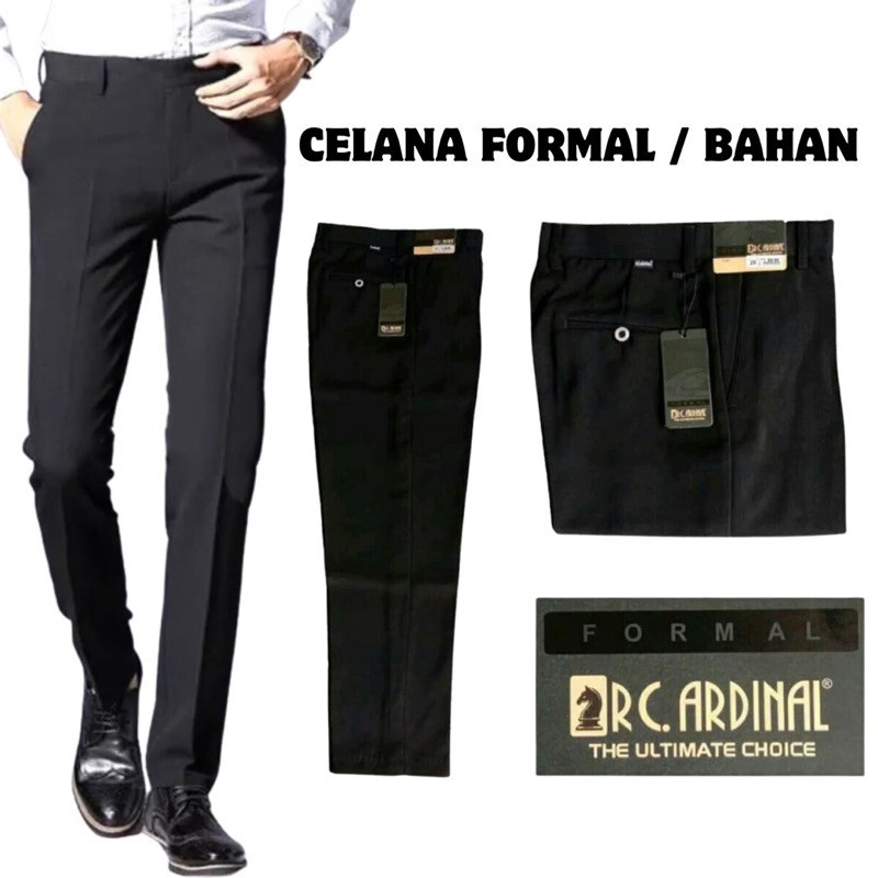 Celana panjang kain pria formal cardinal standard reguler