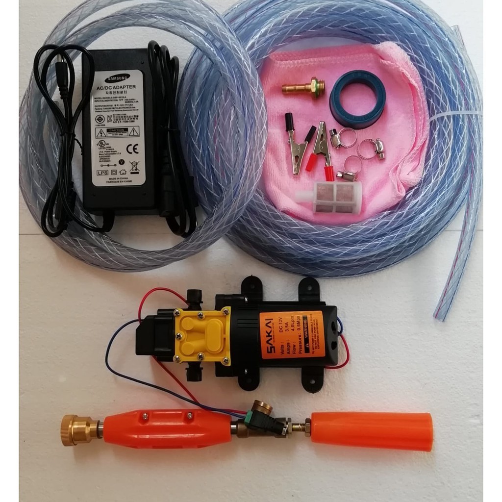 OV Paket SAKAI Pompa Dinamo Sprayer Cuci Steam Motor Mobil