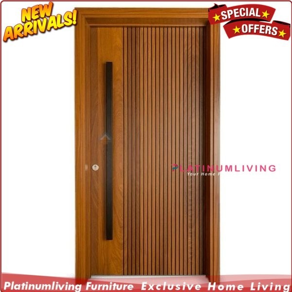 daun pintu rumah minimalis jati modern 1 Furniture Jepara
