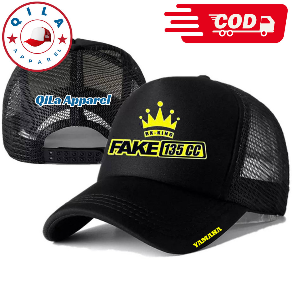QiLa Apparel Topi Trucker RX-KING - Topi Distro RX-KING Logo - Topi RX-KING Premium - Topi Pria Dewa