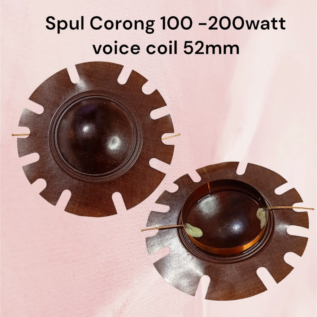 Spul Toa Spul Corong Patwal 100 Watt dan 200 Watt Ukuran 52mm