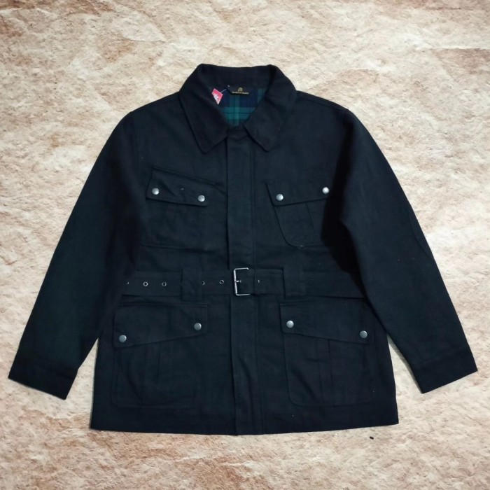 jaket military SLANT POCKET LOHNT work jaket harrington parka saku miring size L