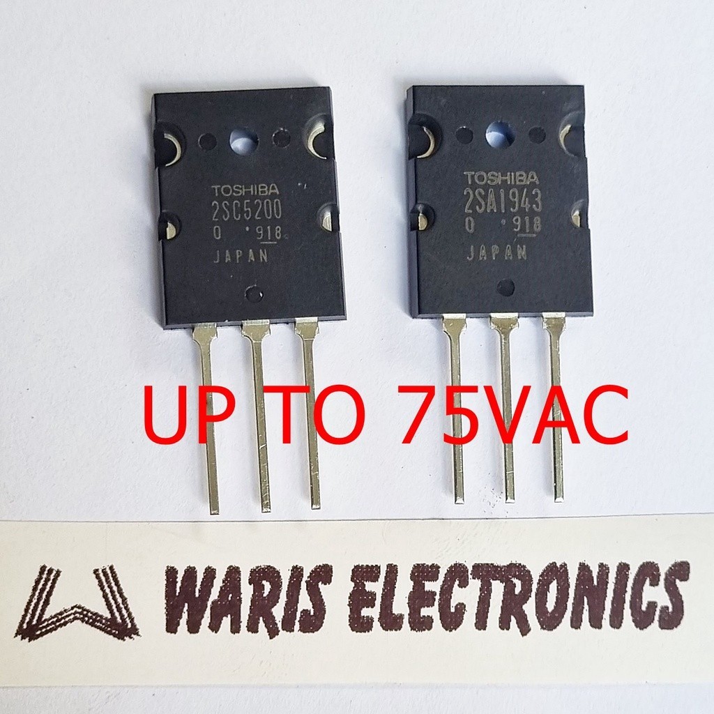 Transistor Toshiba 2SC5200 - 2SA1943 Original Japan Lot 918