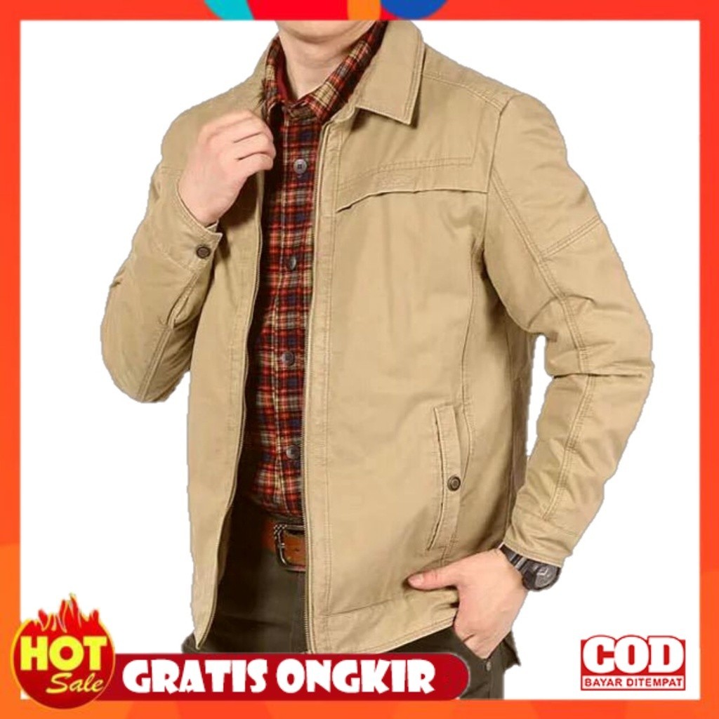 BAHAN HALUS ADEM TEBAL / Jaket/Jaket Pria/ Jaket Bahan Kain Katun/ Jaket Casual/ Jaket Fashion Pria