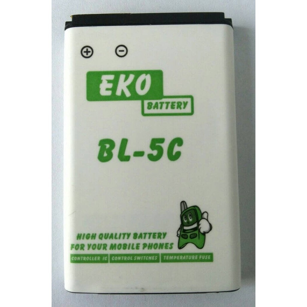 Baterai Eko Nokia BL-5C N70 / 1280 / C2-03 / 105 / 205 / 220 / X2-01