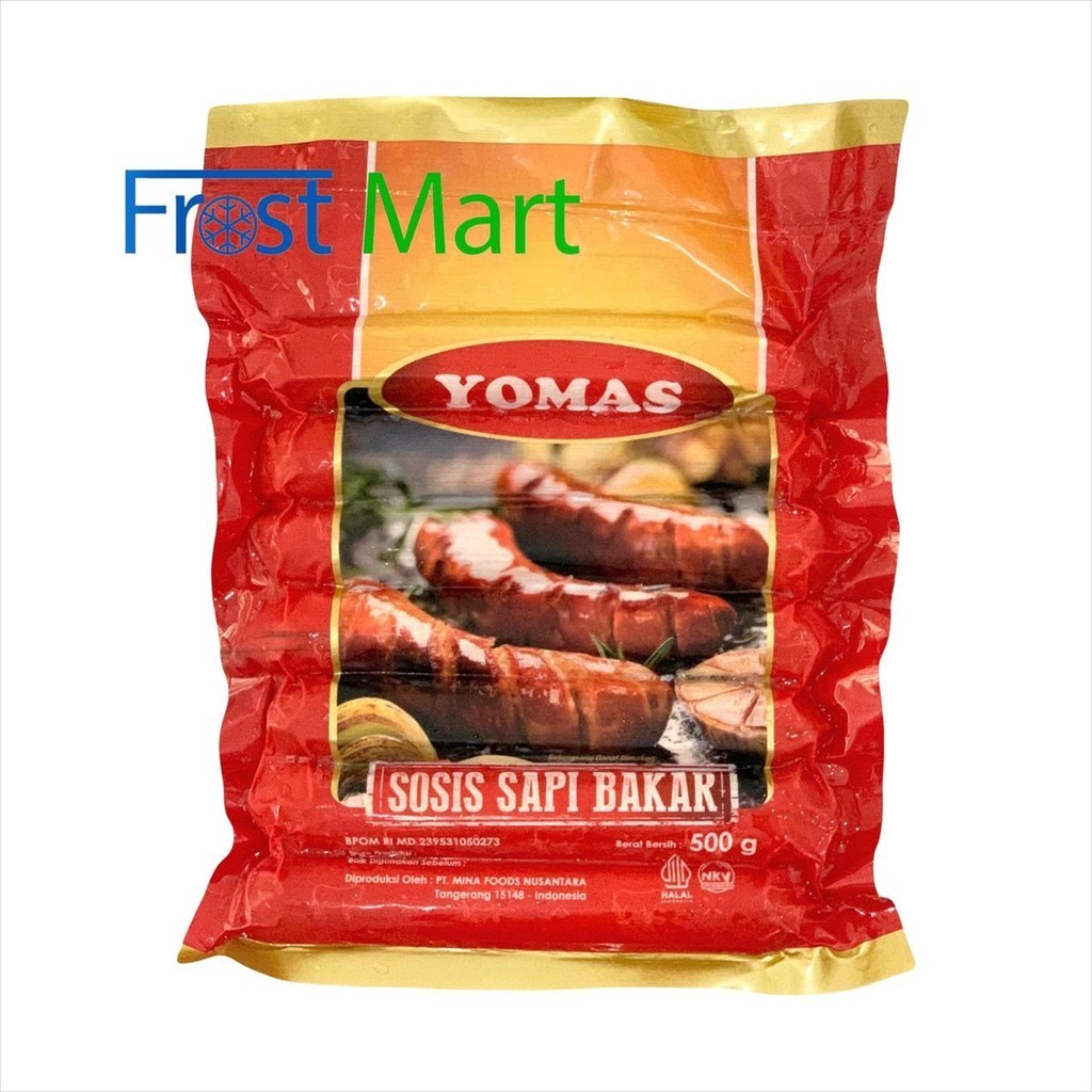 

Yomas Sosis Bakar Sapi isi 6+1 Pcs 500Gr