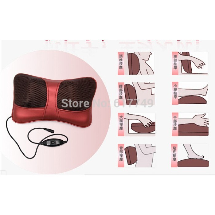 CAR HOME MASSAGE PILLOW BANTAL PIJAT