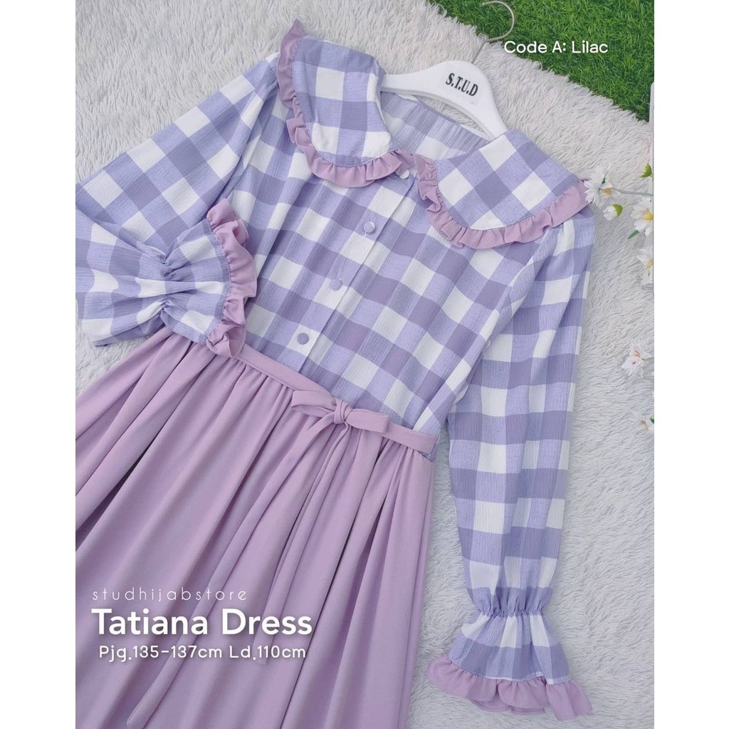 Baju Gamis Muslim Dewasa / Tatiana Dress / Baju Wanita Korea / Dress Muslim Dewasa / Gamis Busui / G