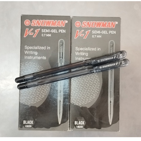 

PENA SNOWMAN S1 HITAM 1 KOTAK ISI 12 PCS