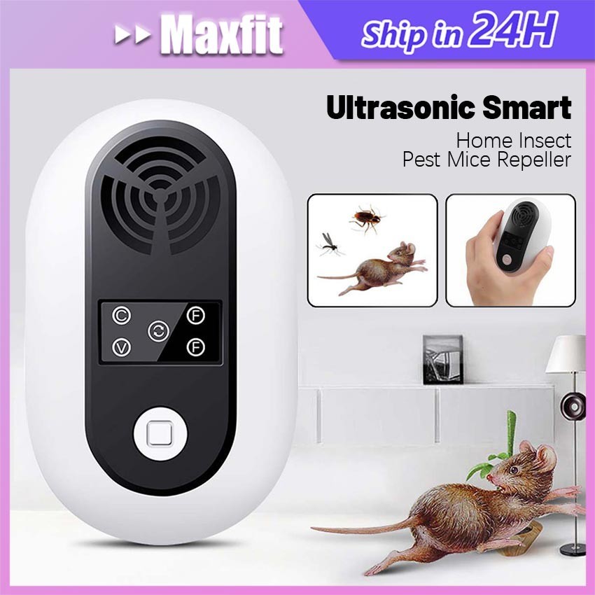 Pengusir Tikus Ultrasonik Elektrik Paling Ampuh Alat Pengusir Serangga Tikus Nyamuk Ultrasonic Anti