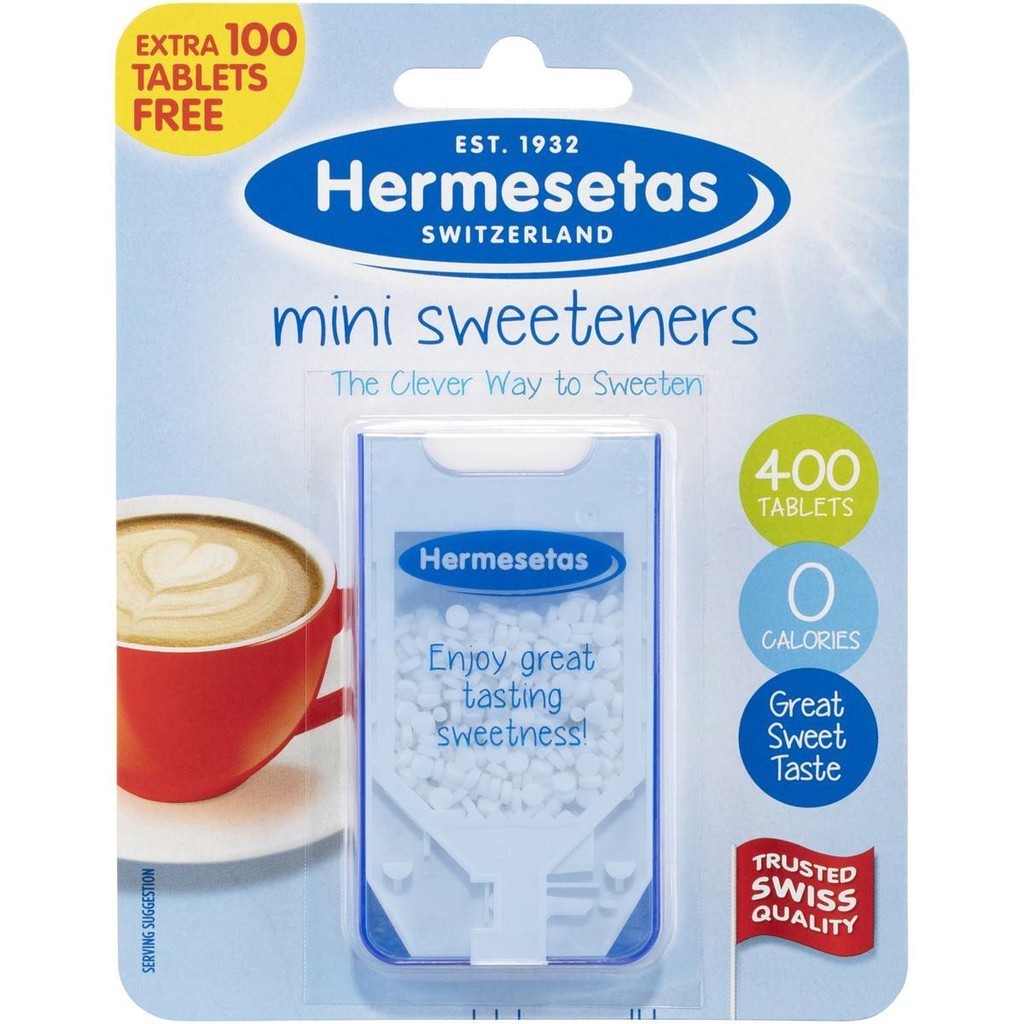 

Hermesetas Sweetener Tablets 400pk