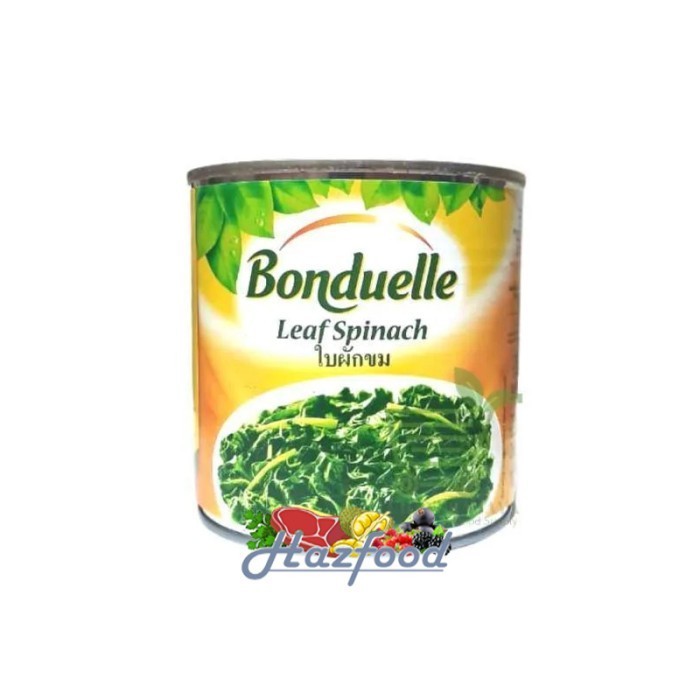 

Bonduelle Vegetable Leaf Spinach / Daun Bayam Kaleng - 380 Gram