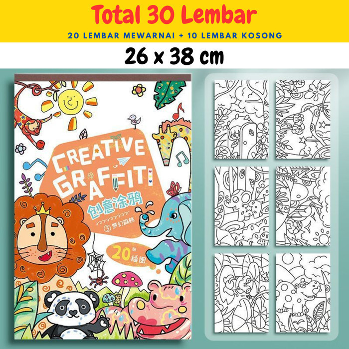 

✨LARIS✨ -Buku Gambar Lukis Mewarnai Anak Sketchbook A4 ST0060 - ST0060A