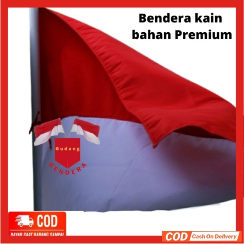Bendera merah putih Bendera Indonesia kain katun