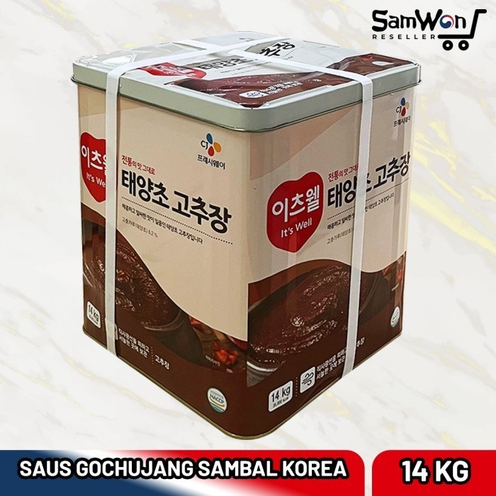 

Roux Gochujang CJ Cheiljedang Pasta Cabe Saos Sambal Korea 14kg