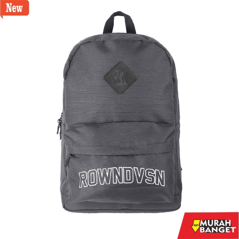 Tas Ransel Pria Kekinian Rown Division Official Bagpack - Rowndvsn Tas Ransel Phantoms Grey
