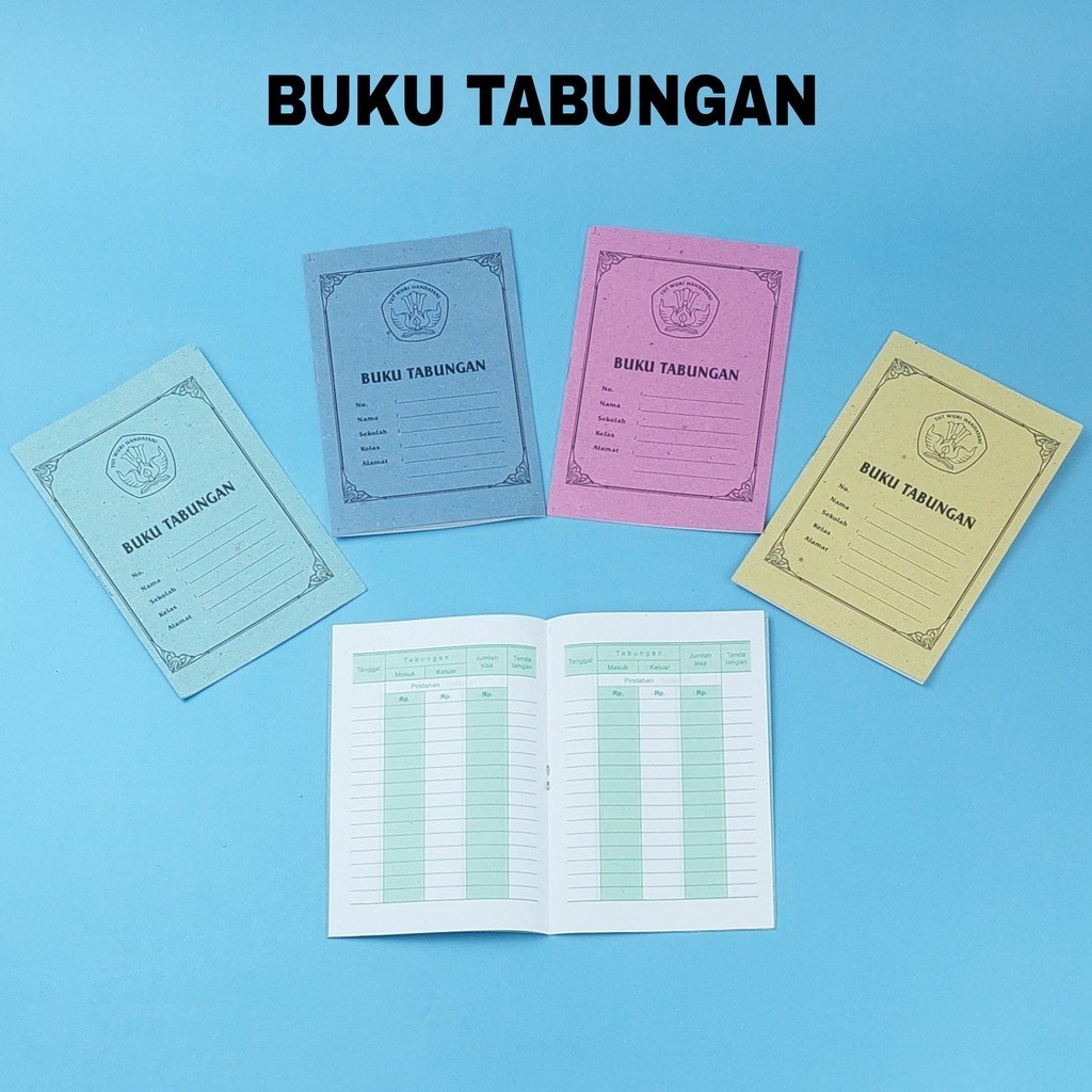 

(5 pcs) Buku Tabungan Sekolah / Anak