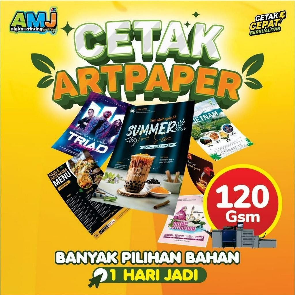 

Cetak A3+ Artpaper 120 gsm [ 2 SISI ] (Bisa Satuan)