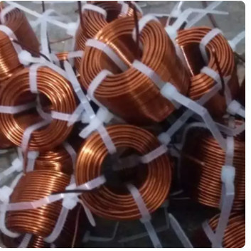 dc99 Custom Coil Crossover Induktor Woofer Subwoofer Vocal Air Core - 0.2mH, Kawat 0.8mm