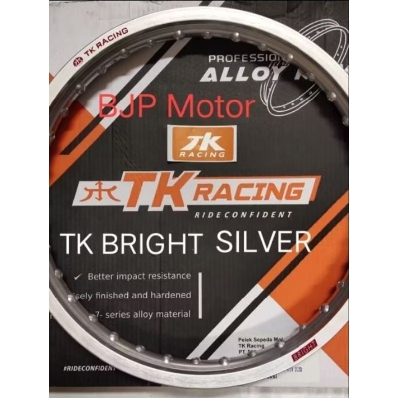 VELG TK RACING Ring 16/215 SILVER BRIGHT WM 28H ORI