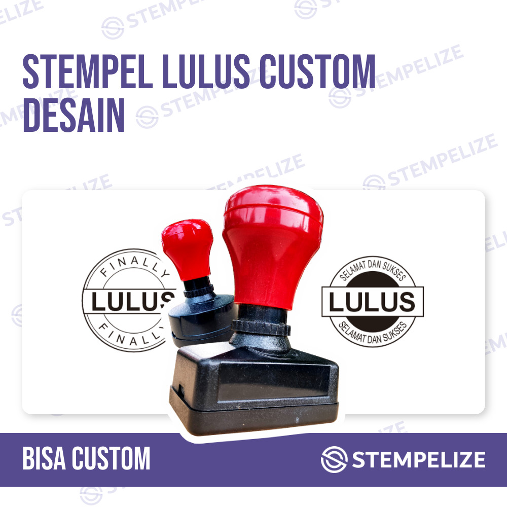

Stempel Lulus Custom Desain