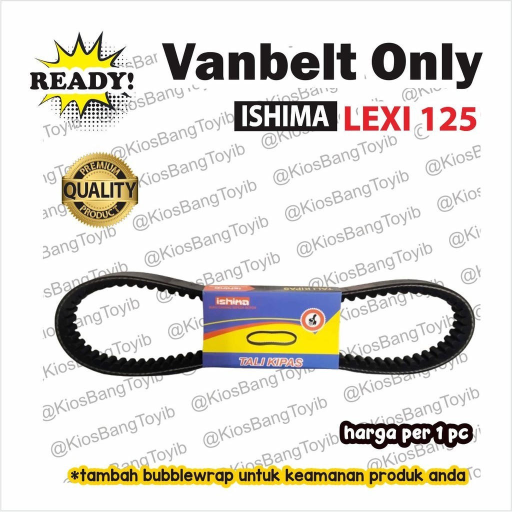 Vanbelt Van Belt Vbelt V Belt Only Yamaha Lexi 125 (ishima)
