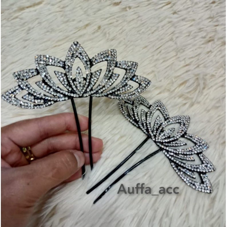 tusuk konde mata mata/hiasan rambut modern/tusuk konde semi jerman full mata/hiasan kepala terlaris