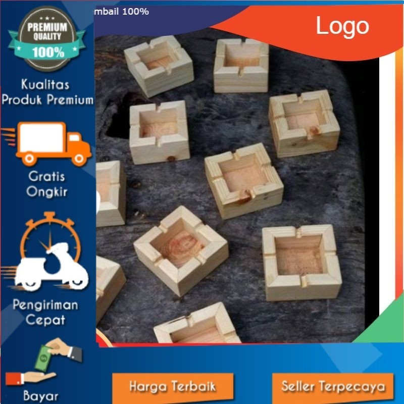 Tempat Rokok Kayu Murah