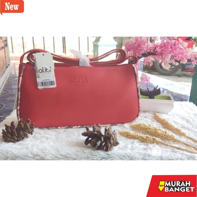 tas selempang wanita shopee haul tas selempang lulu red alibi paris