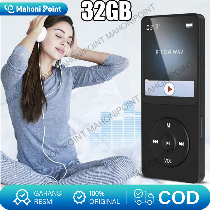 MP3 Bluetooth Speaker MP3 Mini Player Bluetooth MP4 Player Bluetooth Free 32GB Card USB/Type C 1.8 I