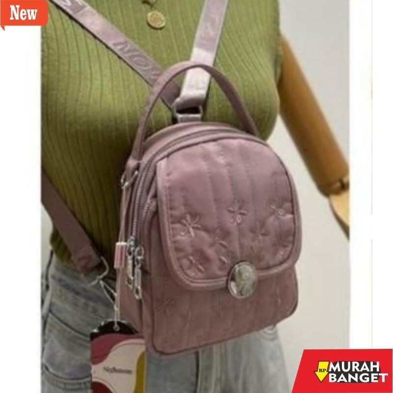 tas ransel wanita shopee TAS NEW SIGHMON WANITA 3in1 ORIGINAL IMPORT ( ganti model )