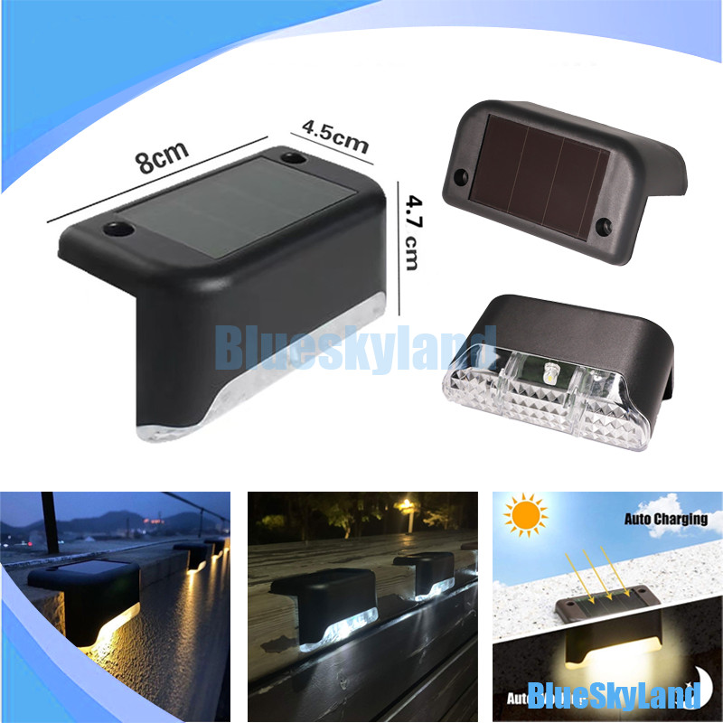 Lampu Tangga Solar Cell / LED Solar Lamp Hias Taman Tangga / Lampu Hias Tangga Pagar Taman LED Tenag