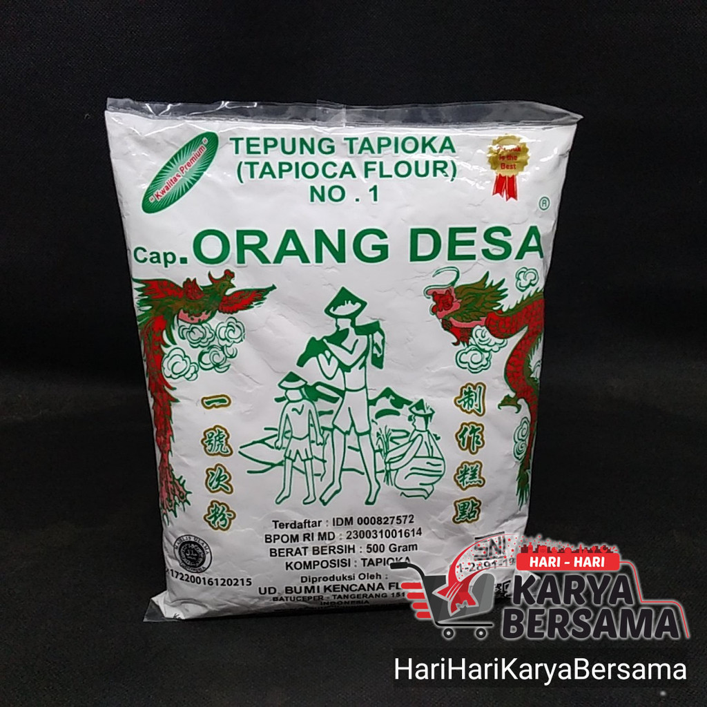 

TEPUNG TAPIOKA CAP ORANG DESA 500GR