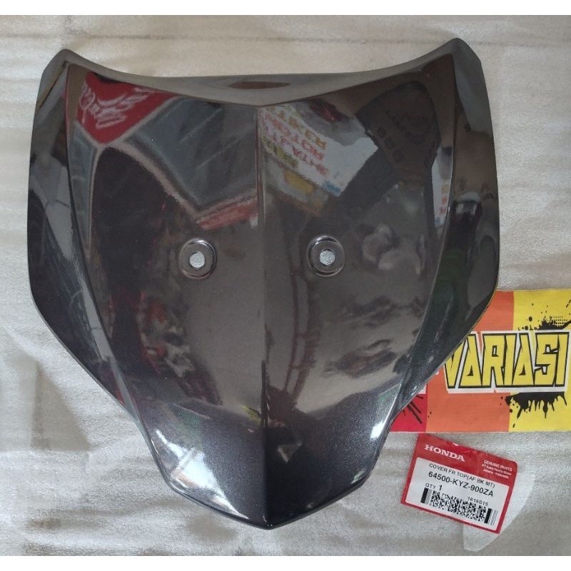 Original 64500 KYZ 900ZA Cover FR Top Panel depan Honda Spacy Abu abu metalik