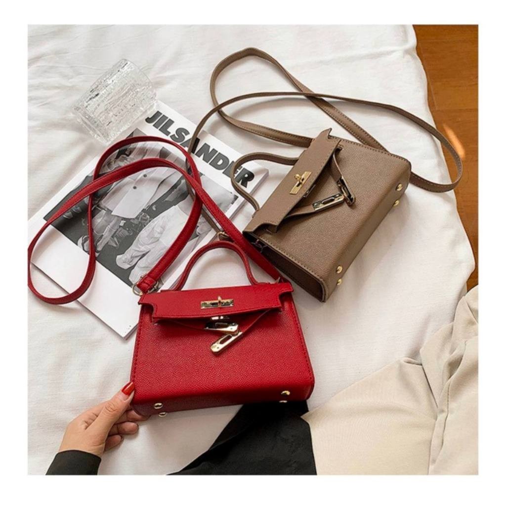 WOOMII Tas Wanita: Tas Sling Bag Selempang 7904 - Model Cross Body, Hand, dan Kelly Bagq