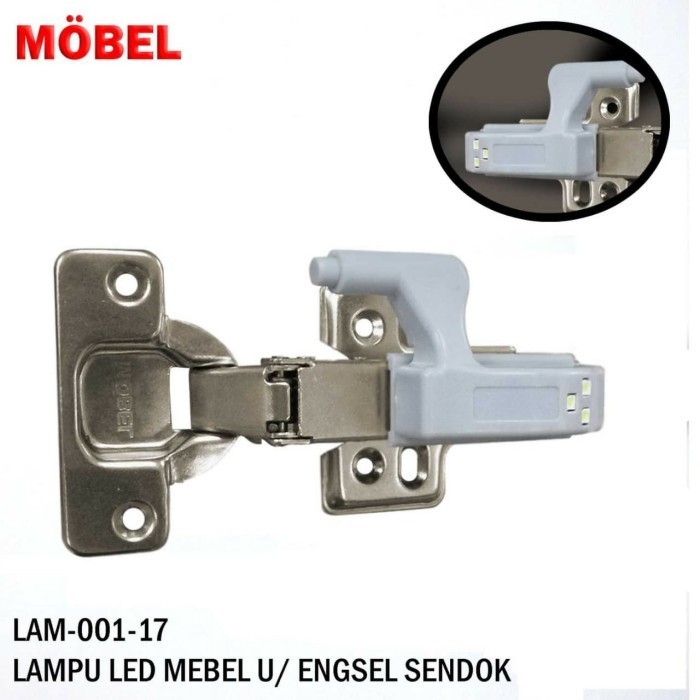 Lampu LED Engsel Sendok dalam Lemari Laci