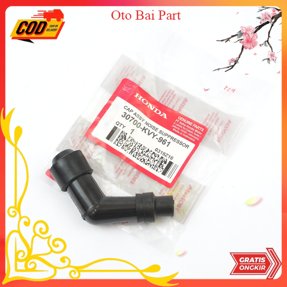 Tutup Kepala Busi Honda Beat karbu KVY part motor