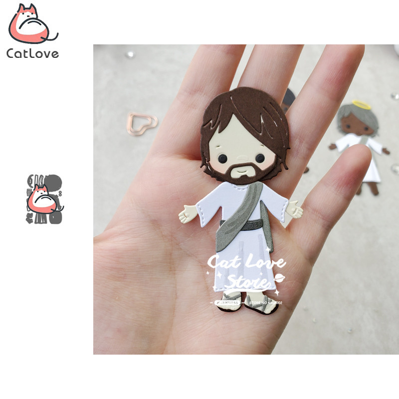 

Jesus Christianity Metal Cutting Dies Scrapbooking Stencil Die Cuts Card Making DIY Decorative Craft Embossing New Dies For 2020