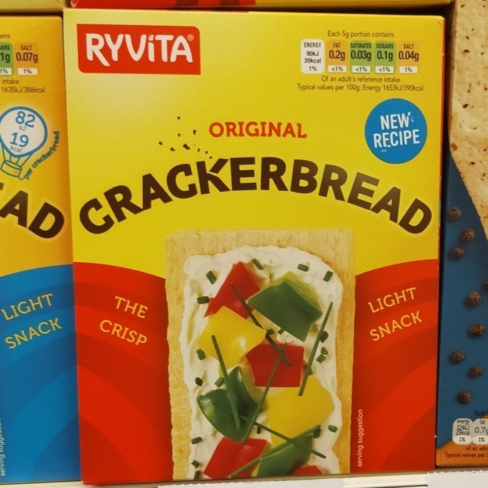 

ryvita cracked bread cracker Biscuit original 125gr