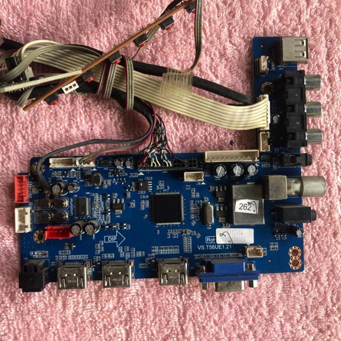 MB mainboard motherboard mesin tv LED Polytron PLD 32T1506 - PLD32T1506