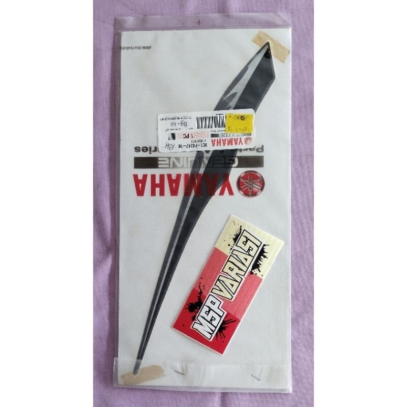 Striping Motor  Yamaha Vixion old 2009 /2010 Abu-abu Hitam Original Ori asli